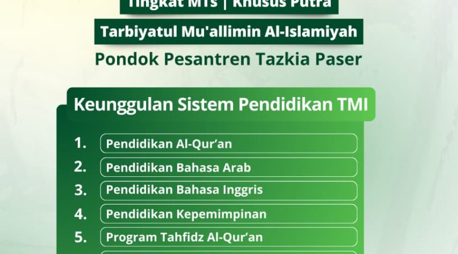 Penerimaan santri Baru